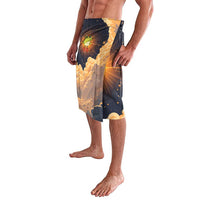 Grumpy Frog Lavalava with Refuse to Study Quote and Starburst Pattern