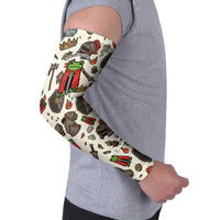 Funny Cartoon Knight Frog Arm Sleeves Medieval Mood Meme