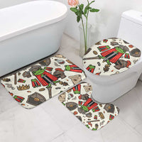 Funny Cartoon Knight Frog Bathroom Set Medieval Mood Meme