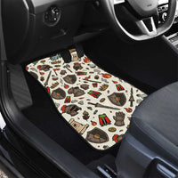 Funny Cartoon Knight Frog Car Mats Medieval Mood Meme
