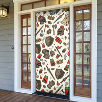Funny Cartoon Knight Frog Door Cover Medieval Mood Meme