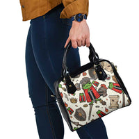 Funny Cartoon Knight Frog Shoulder Handbag Medieval Mood Meme