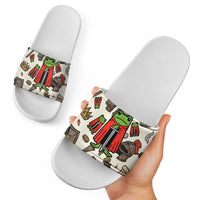 Funny Cartoon Knight Frog Slide Sandals Medieval Mood Meme