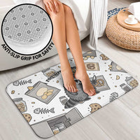 I Require Snacks Raccoon Bathroom Set Cute Bandit Raccoon Chaos with a Knife