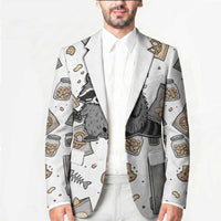 I Require Snacks Raccoon Blazer Cute Bandit Raccoon Chaos with a Knife