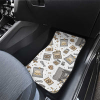 I Require Snacks Raccoon Car Mats Cute Bandit Raccoon Chaos with a Knife
