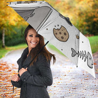 I Require Snacks Raccoon Umbrella Cute Bandit Raccoon Chaos with a Knife