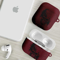 Demonic Skull Sigil Vikings AirPods Case Dark Gothic Rune Grunge Illustration