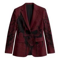 Demonic Skull Sigil Vikings Blazer Dark Gothic Rune Grunge Illustration