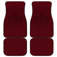 Demonic Skull Sigil Vikings Car Mats Dark Gothic Rune Grunge Illustration