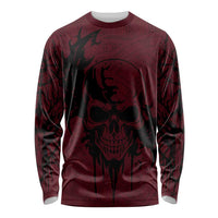 Demonic Skull Sigil Vikings Long Sleeve Shirt Dark Gothic Rune Grunge Illustration