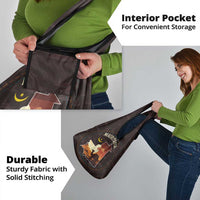 Mauritania Grocery Bag with Desert Sunset Camel Silhouette and Flag Accents