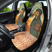 Mauritania Car Seat Cover with Sidi the Sahara Camel Cartoon and Desert Caravan Design