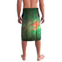 Mauritania Lavalava with Green Tie Dye Camel and Crescent Moon Flag Design