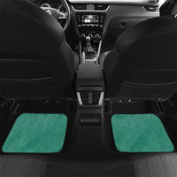 Turkmenistan National Symbols Car Mats with Crescent Moon, Stars, and Traditional Carpet Pattern Design