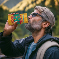 Turkmenistan Traditional Carpet Motif 4 in 1 Can Cooler Tumbler with Ethnic Pattern Design