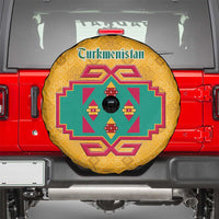 Turkmenistan Traditional Carpet Motif Spare Tire Cover with Ethnic Pattern Design
