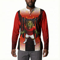Personalized Egypt Soccer Sobek Crocodile Mascot Button Sweatshirt Pharaoh Mascot Egyptian Hieroglyphic