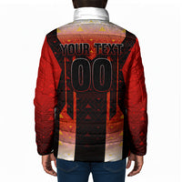 Personalized Egypt Soccer Sobek Crocodile Mascot Padded Jacket Pharaoh Mascot Egyptian Hieroglyphic