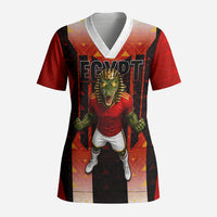 Personalized Egypt Soccer Sobek Crocodile Mascot Scrub Top Pharaoh Mascot Egyptian Hieroglyphic