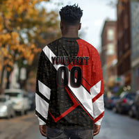 Personalized Egypt Soccer Sobek Crocodile Mascot Long Sleeve Shirt Ancient Egyptian Hieroglyphic Stripe