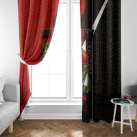 Personalized Egypt Soccer Sobek Crocodile Mascot Window Curtain Ancient Egyptian Hieroglyphic Stripe