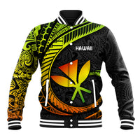 Hawaii Kanaka Maoli Baseball Jacket Polynesian Tornado Infusion Gradient - Wonder Print Shop