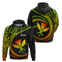 Hawaii Kanaka Maoli Hoodie Polynesian Tornado Infusion Gradient - Wonder Print Shop