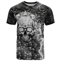 Skull T Shirt Your Demons Hide Under Your Bed Mine Hide Inside My Head - Wonder Print Shop