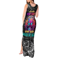 Skull Tank Maxi Dress Your Demons Hide Under Your Bed Mine Hide Inside My Head - Wonder Print Shop