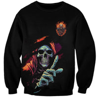 Reaper Skull Sweatshirt I Can Fix Stupid But It's Gonna Hurt - Wonder Print Shop