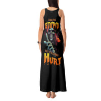 Reaper Skull Tank Maxi Dress I Can Fix Stupid But It's Gonna Hurt - Wonder Print Shop