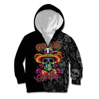 Day Of The Dead Sugar Skull Kid Hoodie Dia De Los Murtos - Wonder Print Shop
