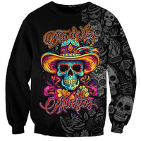 Day Of The Dead Sugar Skull Sweatshirt Dia De Los Murtos - Wonder Print Shop
