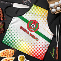 Guinea Bissau Apron with White Green Red Gradient Design - Wonder Print Shop
