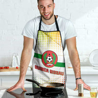 Guinea Bissau Apron with White Green Red Gradient Design - Wonder Print Shop