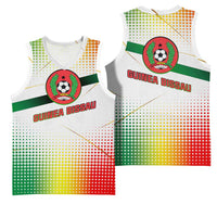 Guinea Bissau Basketball Jersey with White Green Red Gradient Design - Wonder Print Shop