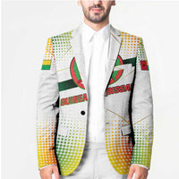 Guinea Bissau Blazer with White Green Red Gradient Design - Wonder Print Shop