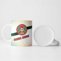 Guinea Bissau Ceramic Mug with White Green Red Gradient Design - Wonder Print Shop