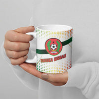 Guinea Bissau Ceramic Mug with White Green Red Gradient Design - Wonder Print Shop