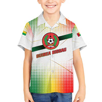 Guinea Bissau Hawaiian Shirt with White Green Red Gradient Design - Wonder Print Shop