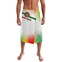 Guinea Bissau Lavalava with White Green Red Gradient Design - Wonder Print Shop