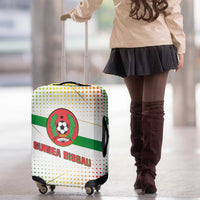Guinea Bissau Luggage Cover with White Green Red Gradient Design - Wonder Print Shop
