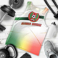 Guinea Bissau Men Tank Top with White Green Red Gradient Design - Wonder Print Shop