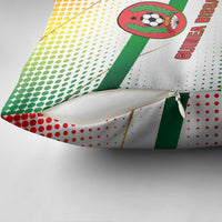 Guinea Bissau Pillow Cover with White Green Red Gradient Design - Wonder Print Shop