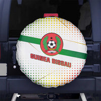 Guinea Bissau Spare Tire Cover with White Green Red Gradient Design - Wonder Print Shop