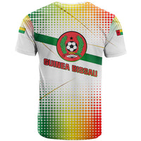 Guinea Bissau T Shirt with White Green Red Gradient Design - Wonder Print Shop