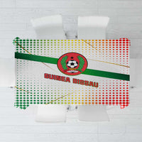 Guinea Bissau Tablecloth with White Green Red Gradient Design - Wonder Print Shop