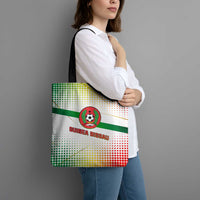 Guinea Bissau Tote Bag with White Green Red Gradient Design - Wonder Print Shop