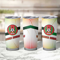 Guinea Bissau Tumbler Cup with White Green Red Gradient Design - Wonder Print Shop